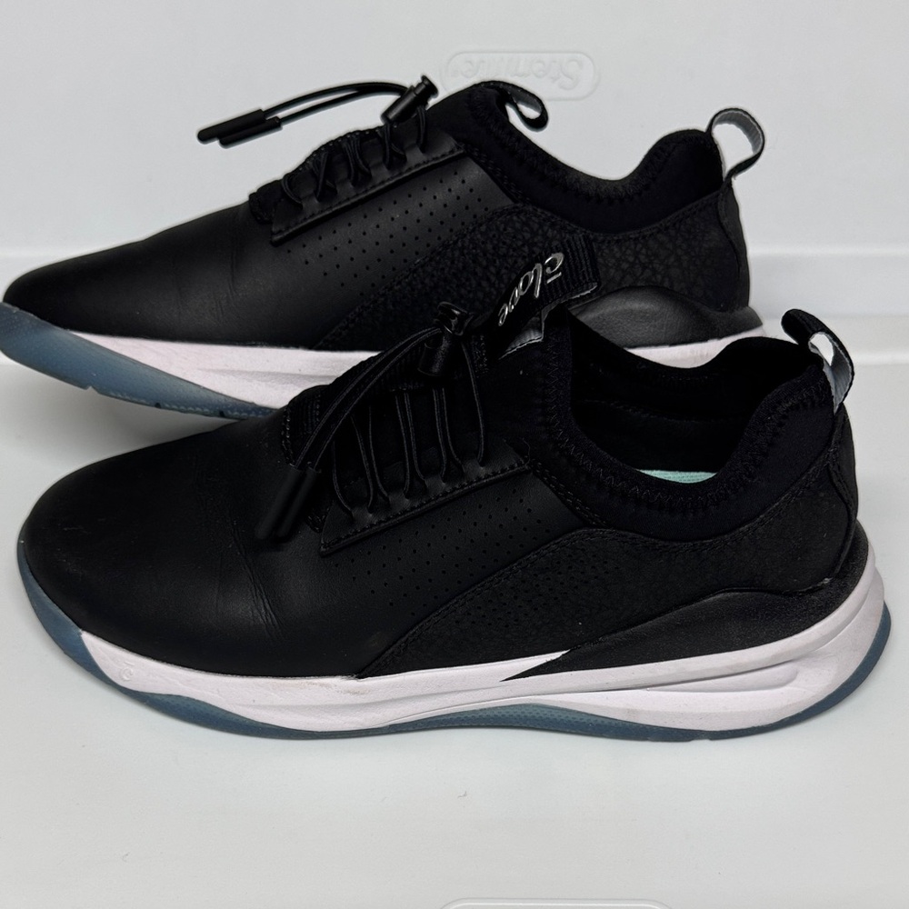 Clove Women's Black and White Sneakers - Picture 3 of 7